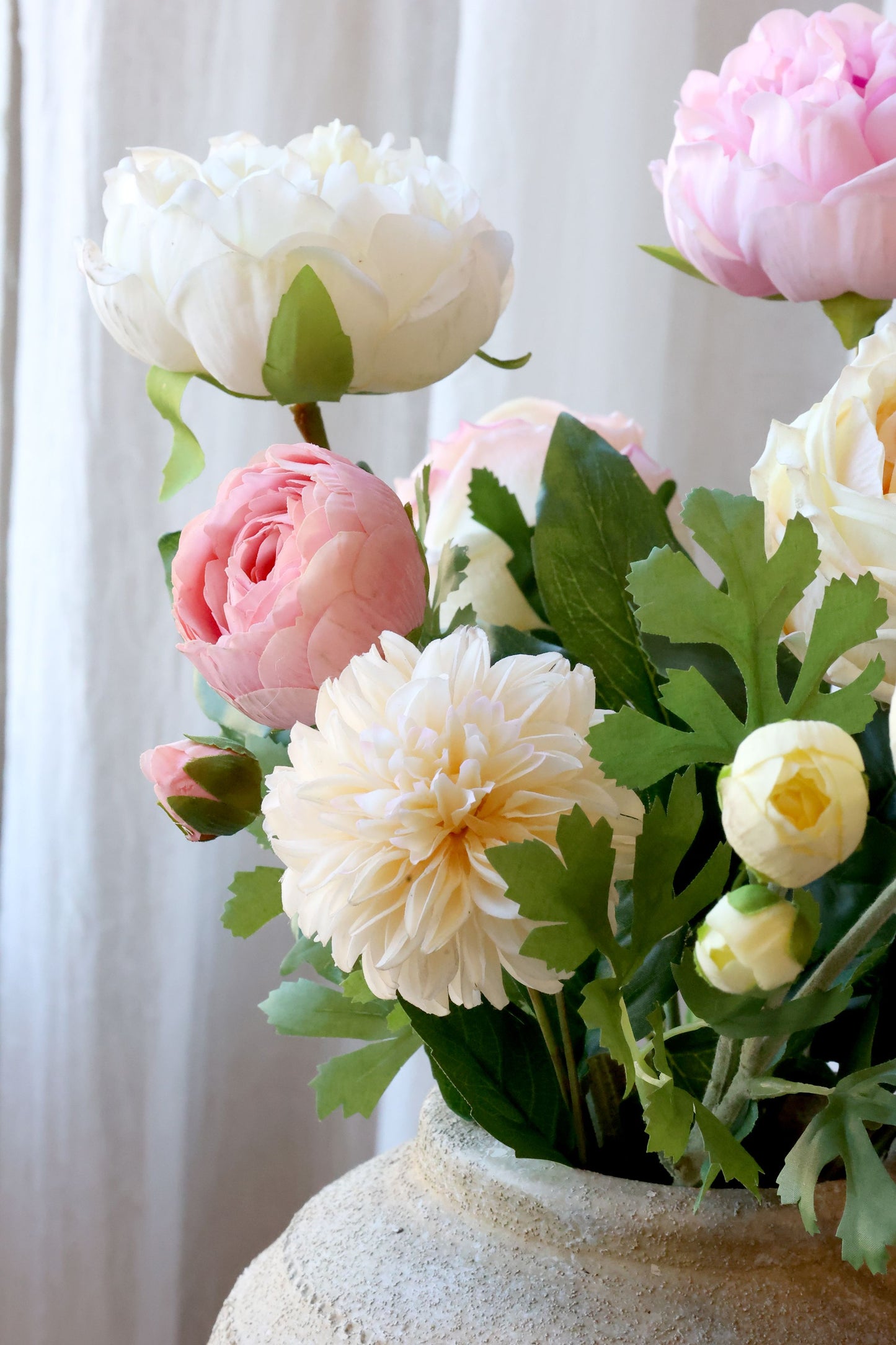 Fleur Dahlia Silk Touch – Kunstig Hvid Dahlia