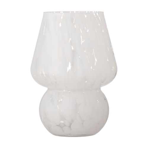 Bloomingville Halim Glasvase Hvid 18,5 cm