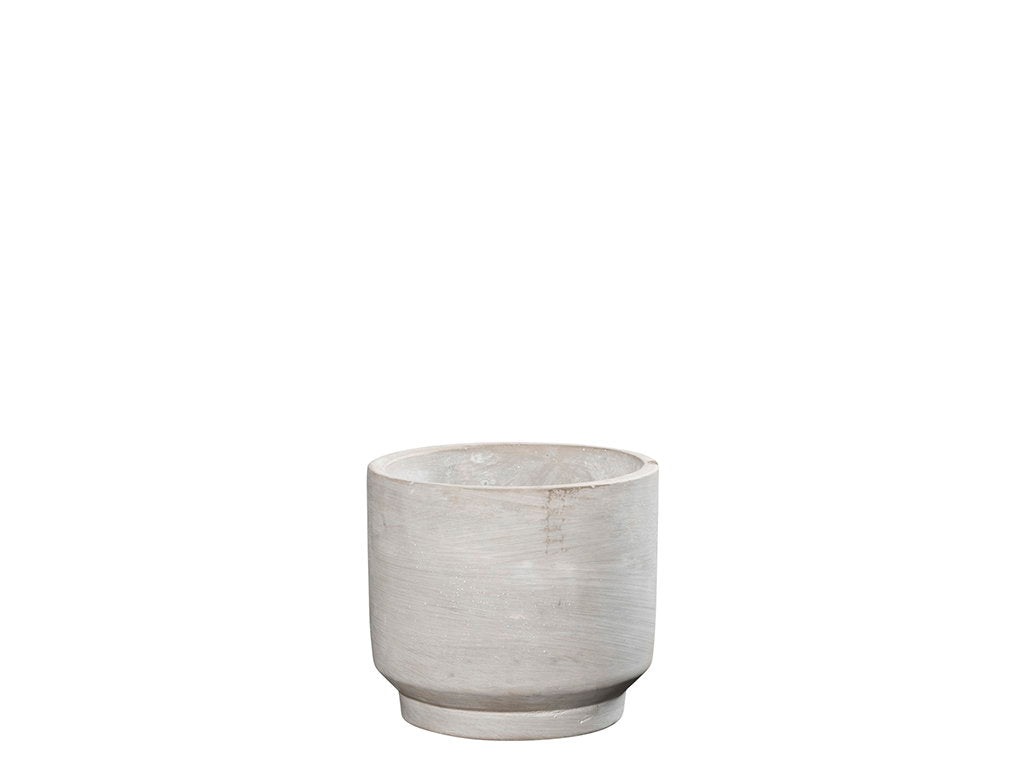 Cleo cylinder potte Ø14/H13 cm cement
