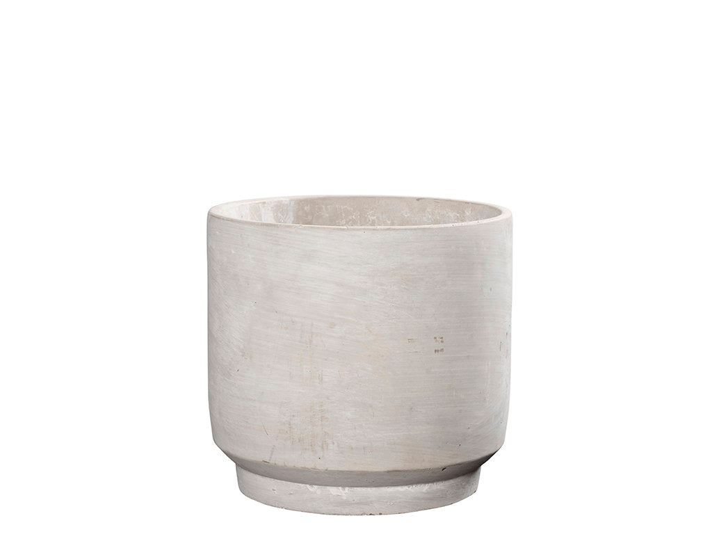 Cleo cylinder potte Ø21/H20 cm cement