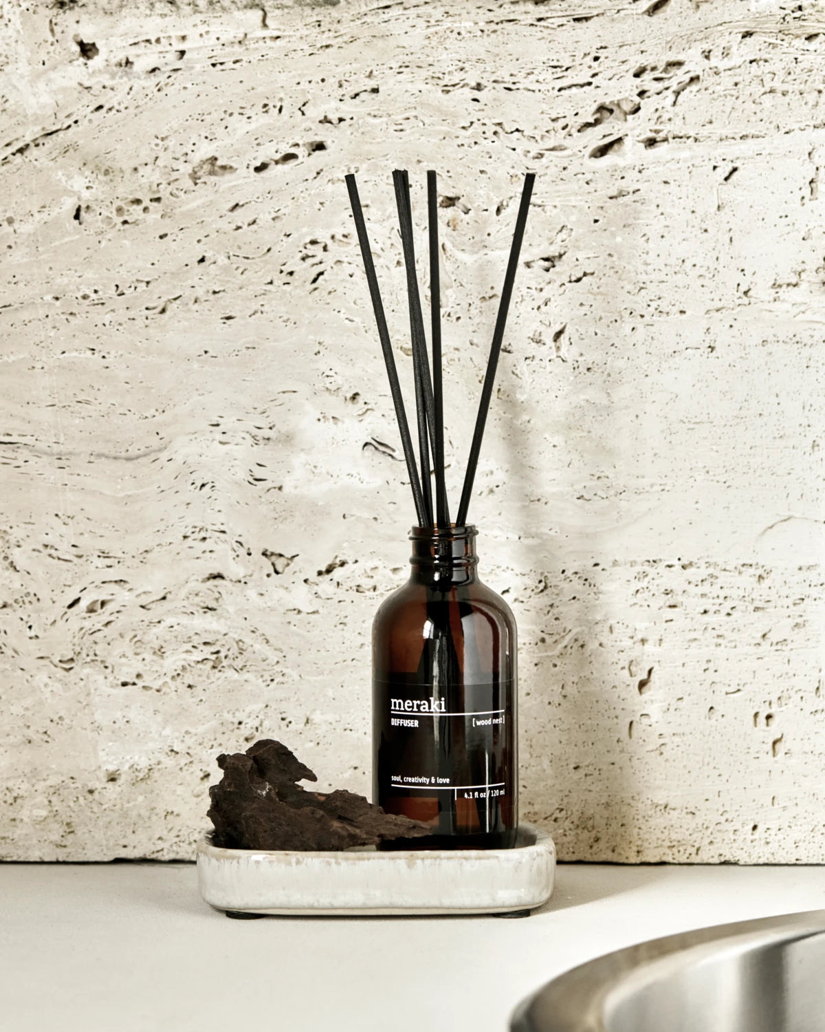 Meraki – Diffuser, Wood Nest, 120 ml