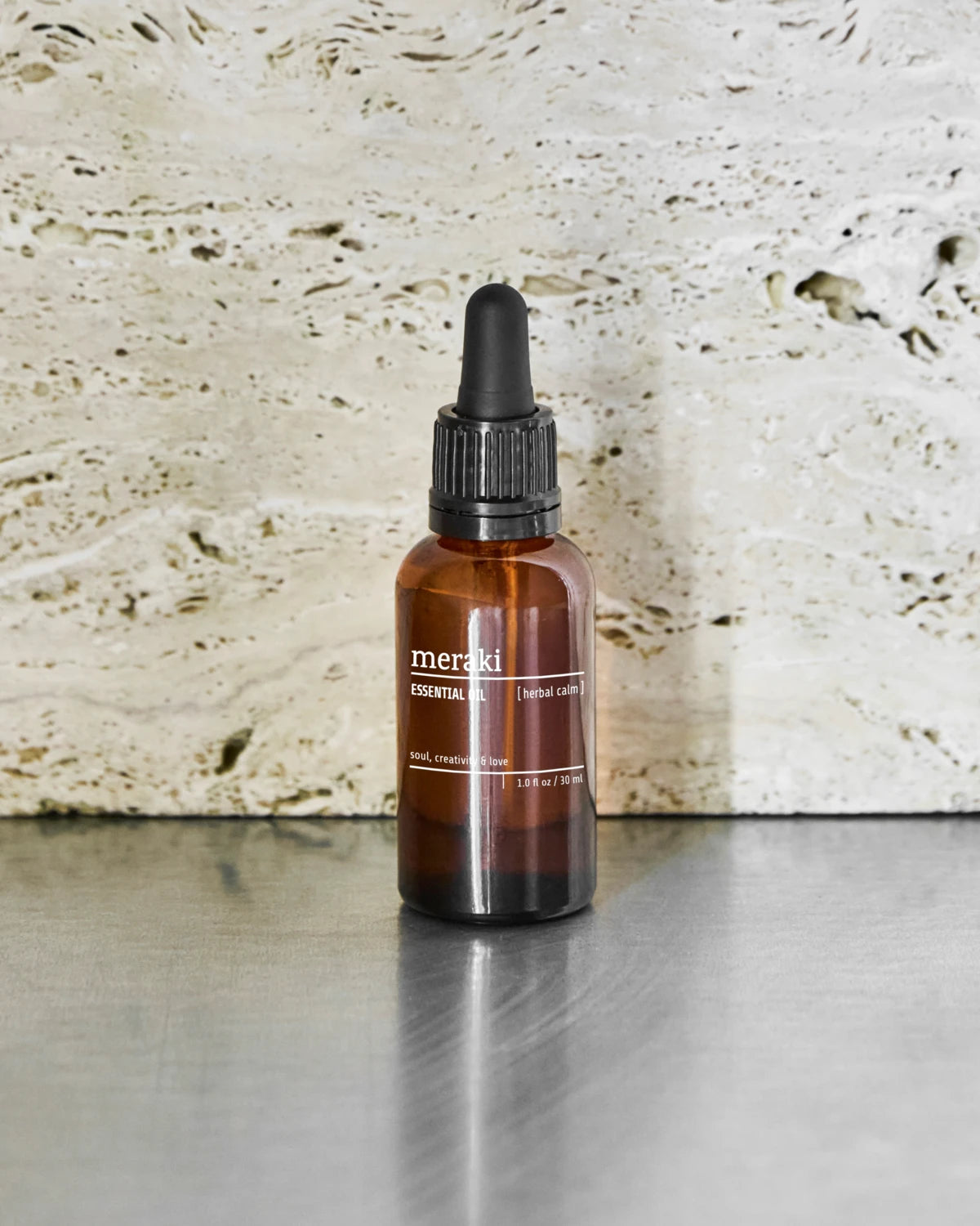 Meraki – Diffuser, MKLavastone & wood - Herbal calm, 30 ml
