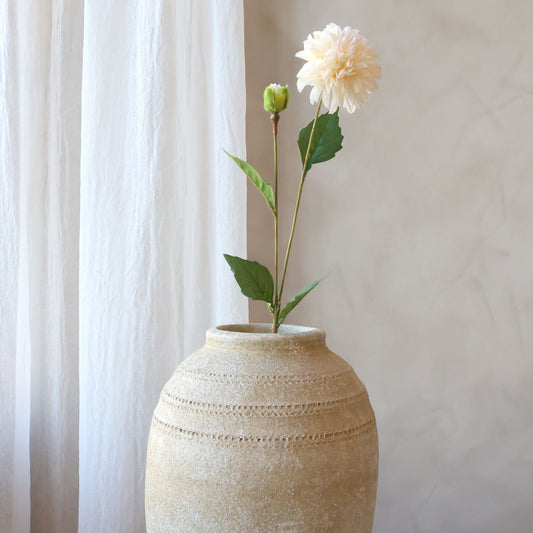 Fleur Dahlia Silk Touch – Kunstig Hvid Dahlia