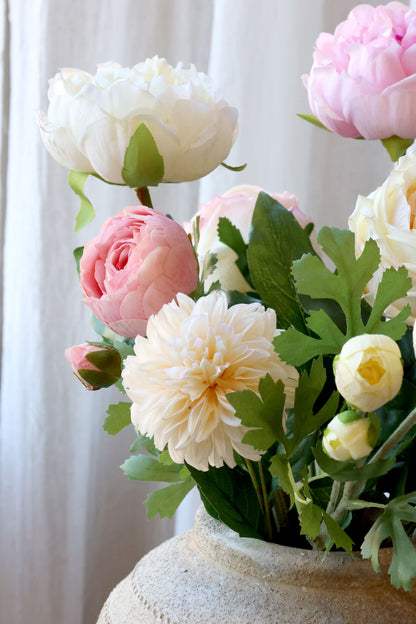 Fleur Dahlia Silk Touch – Kunstig Hvid Dahlia