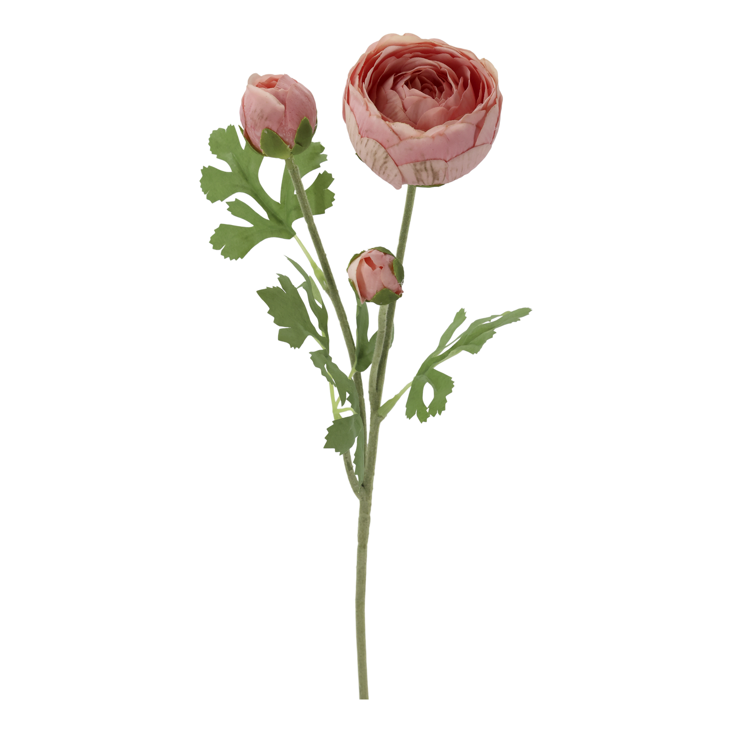 Fleur Ranunkel Silk Touch – Rosa kunstig blomst 52 cm