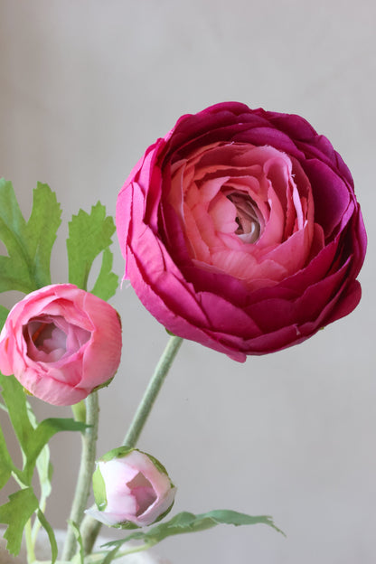 Fleur Ranunkel Silk Touch – Pink kunstig blomst