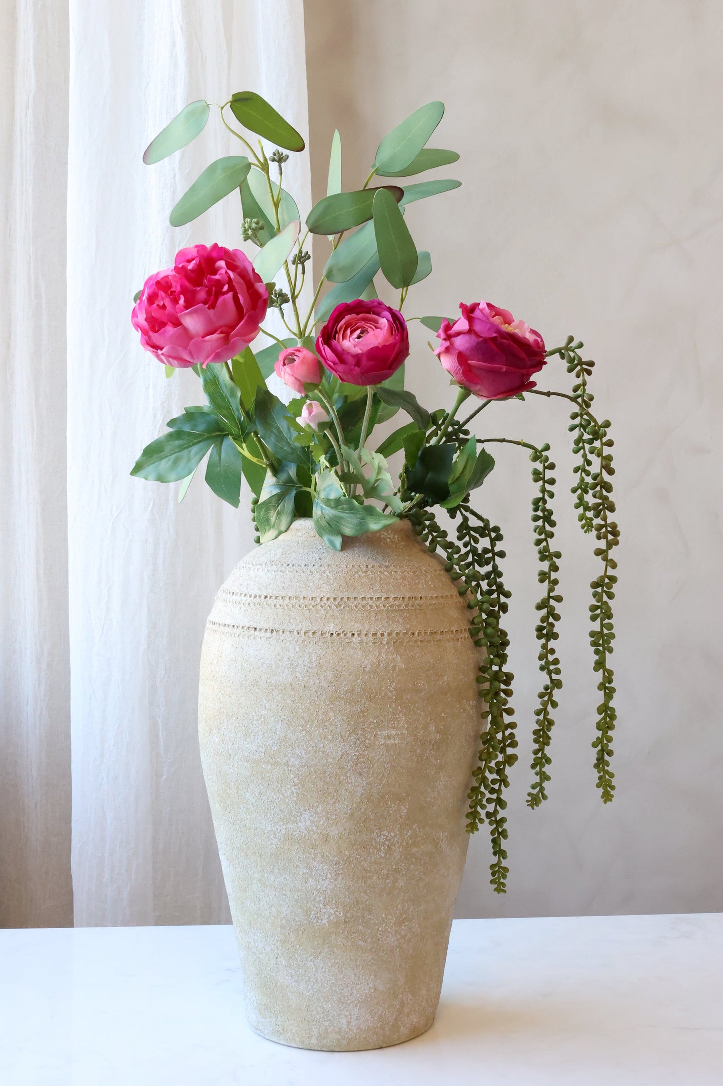 Fleur Ranunkel Silk Touch – Pink kunstig blomst