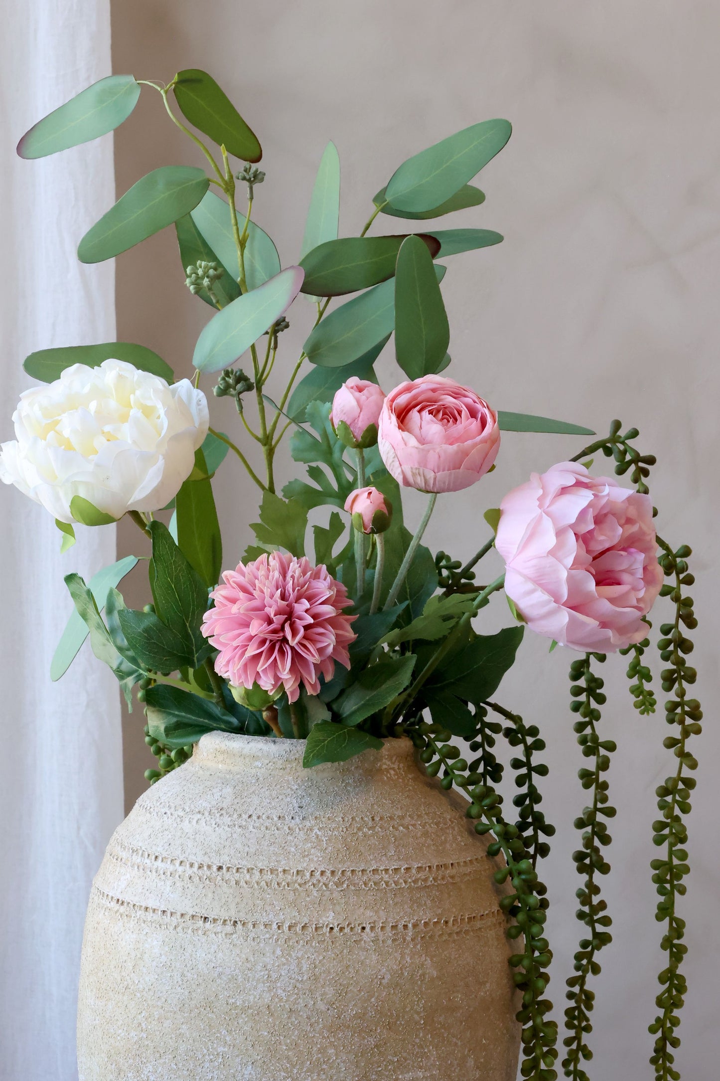 Fleur Pæon Silk Touch – Kunstig Pæon Blomst