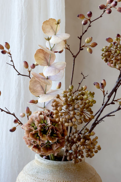 Fleur Stjerneskabiose Dusty Rose – Kunstig Blomst 55 cm