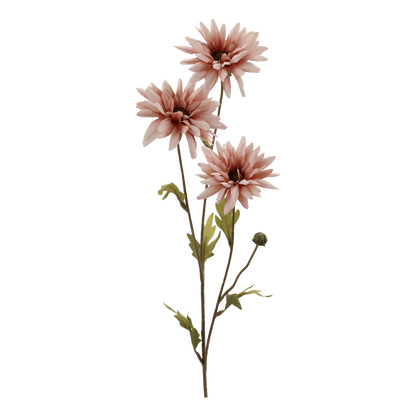 Fleur Krysantemum Rosa – Kunstig Blomst 60 cm