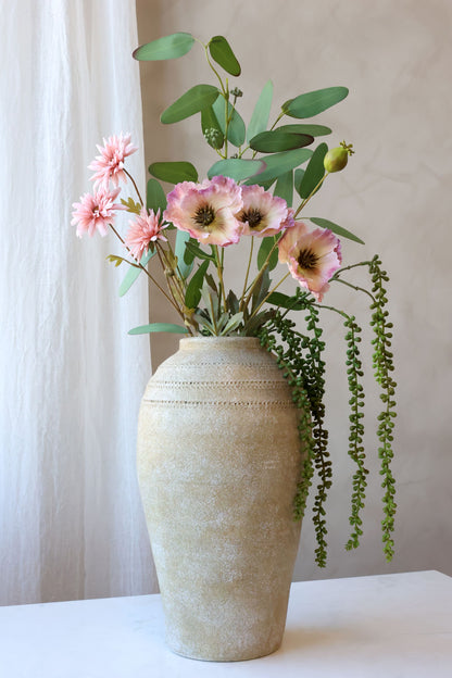 Fleur Krysantemum Rosa – Kunstig Blomst 60 cm