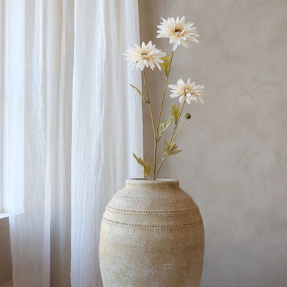 Fleur Krysantemum Creme – Kunstig Blomst 60 cm