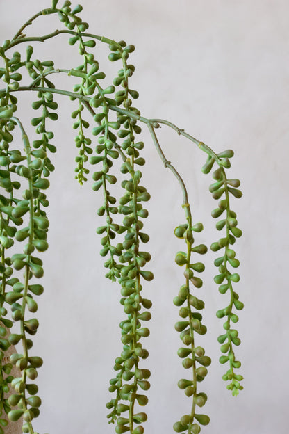 Fleur Perler på Snor Silk Touch – Kunstig Grøn Gren