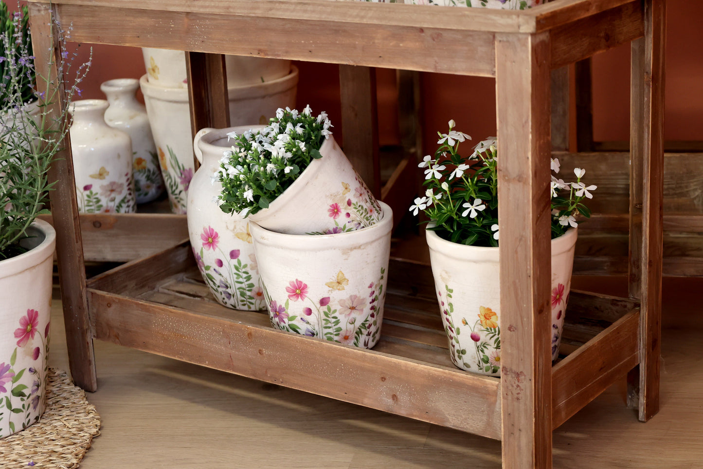 Bord Sæt af 2 i Natur Fyrretræ – Elegant Design