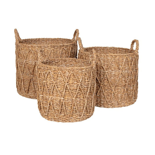 Barba Kurv Natur Set - 3 stk
