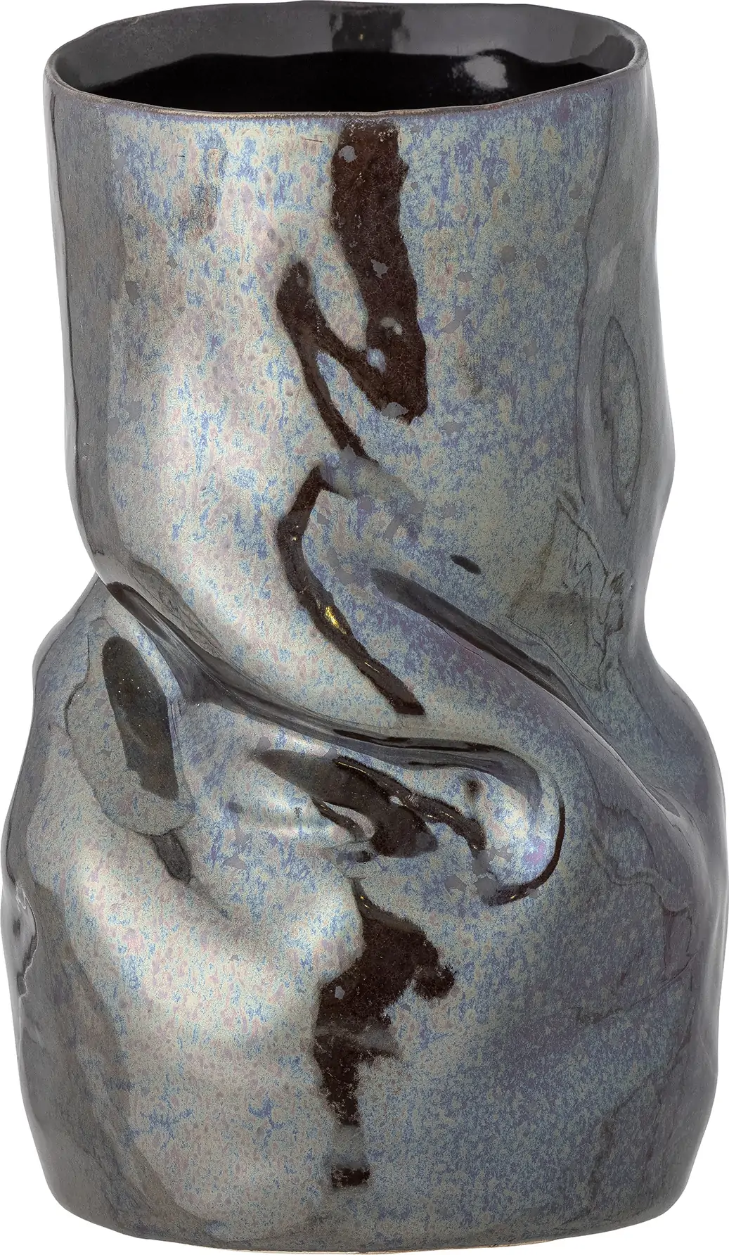 Bloomingville Apio Vase i Sort Stentøj 22,5 cm