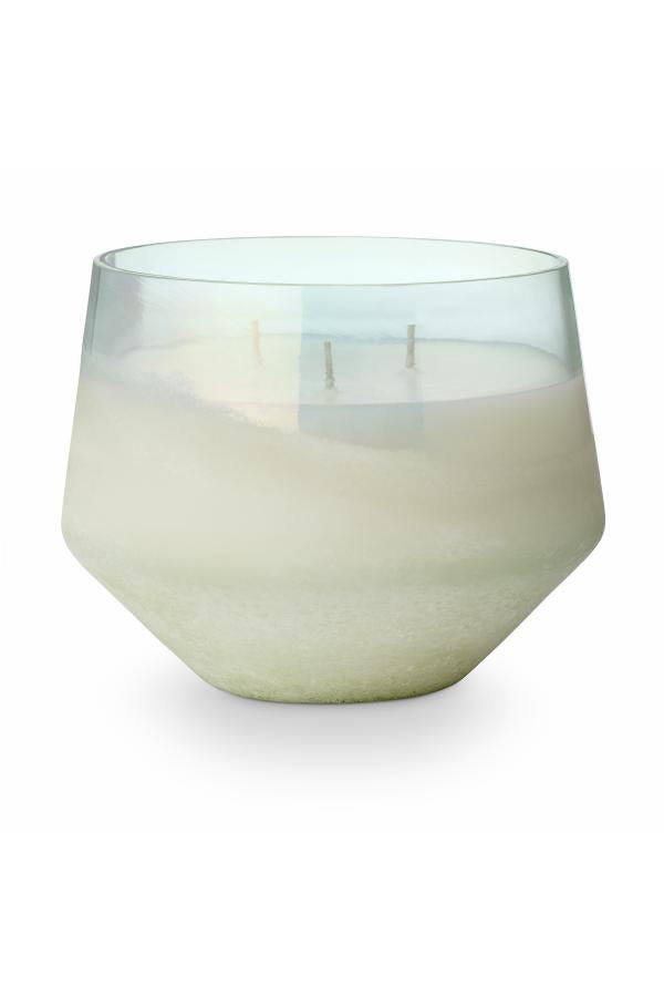ILLUME Fresh Sea Salt Duftlys i Blåt Baltic Glas – 890 g