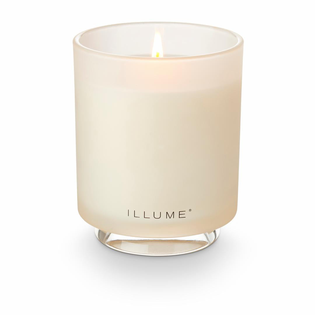 ILLUME Driftwood Box Duftlys i Glas 285 g Hvid