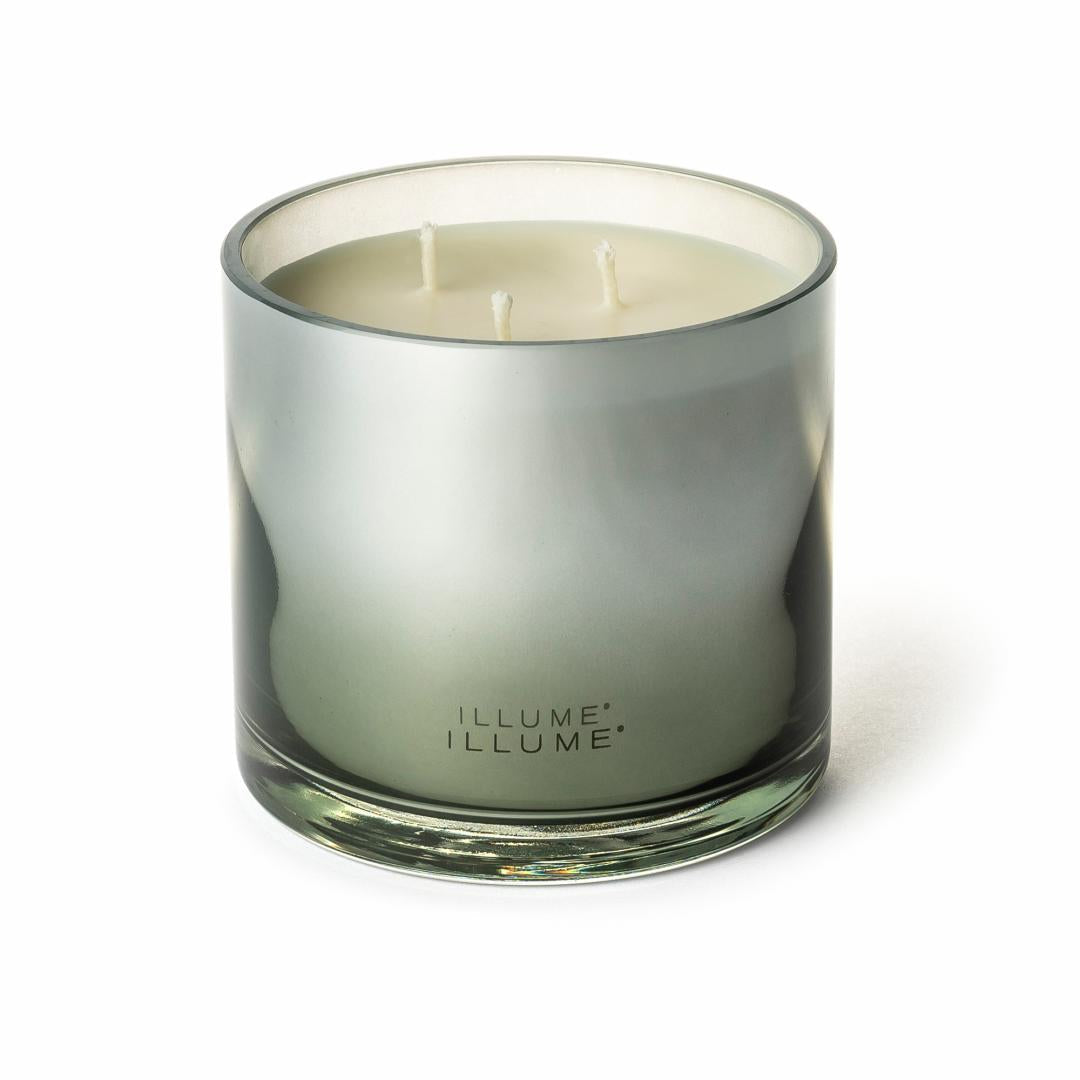 ILLUME Fresh Sea Salt Duftlys i Glas Blå 590 g
