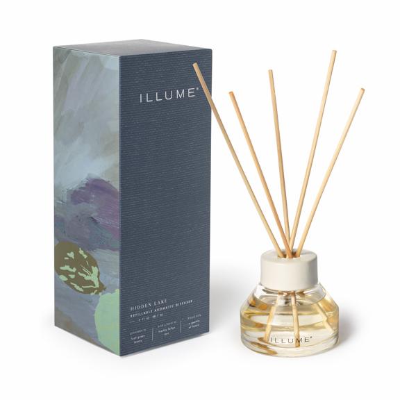 ILLUME Hidden Lake Duftpinde 88,7 ml Blå