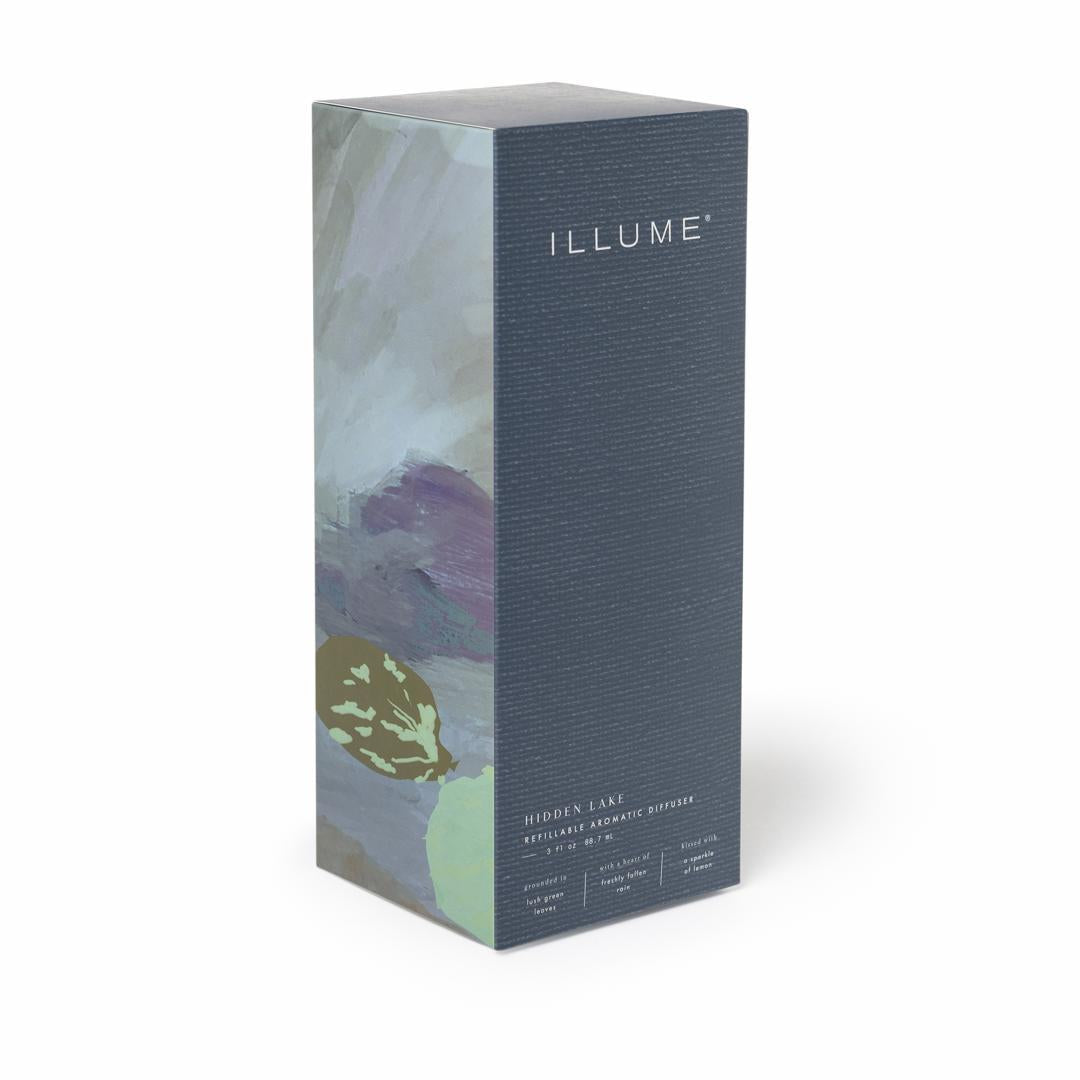 ILLUME Hidden Lake Duftpinde 88,7 ml Blå