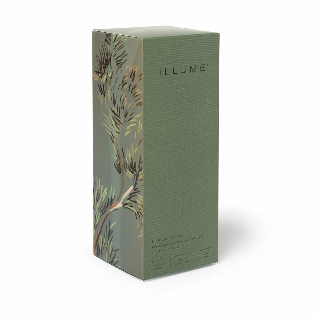 ILLUME Hinoki Sage Duftpinde 88,7 ml Grøn