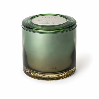ILLUME Hinoki Sage Duftlys i Glas 590 g Grøn