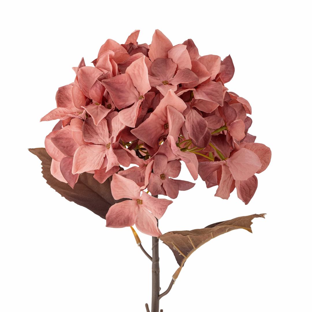 Bloomingville Kunstig Hortensia Stilk Rosa 65 cm